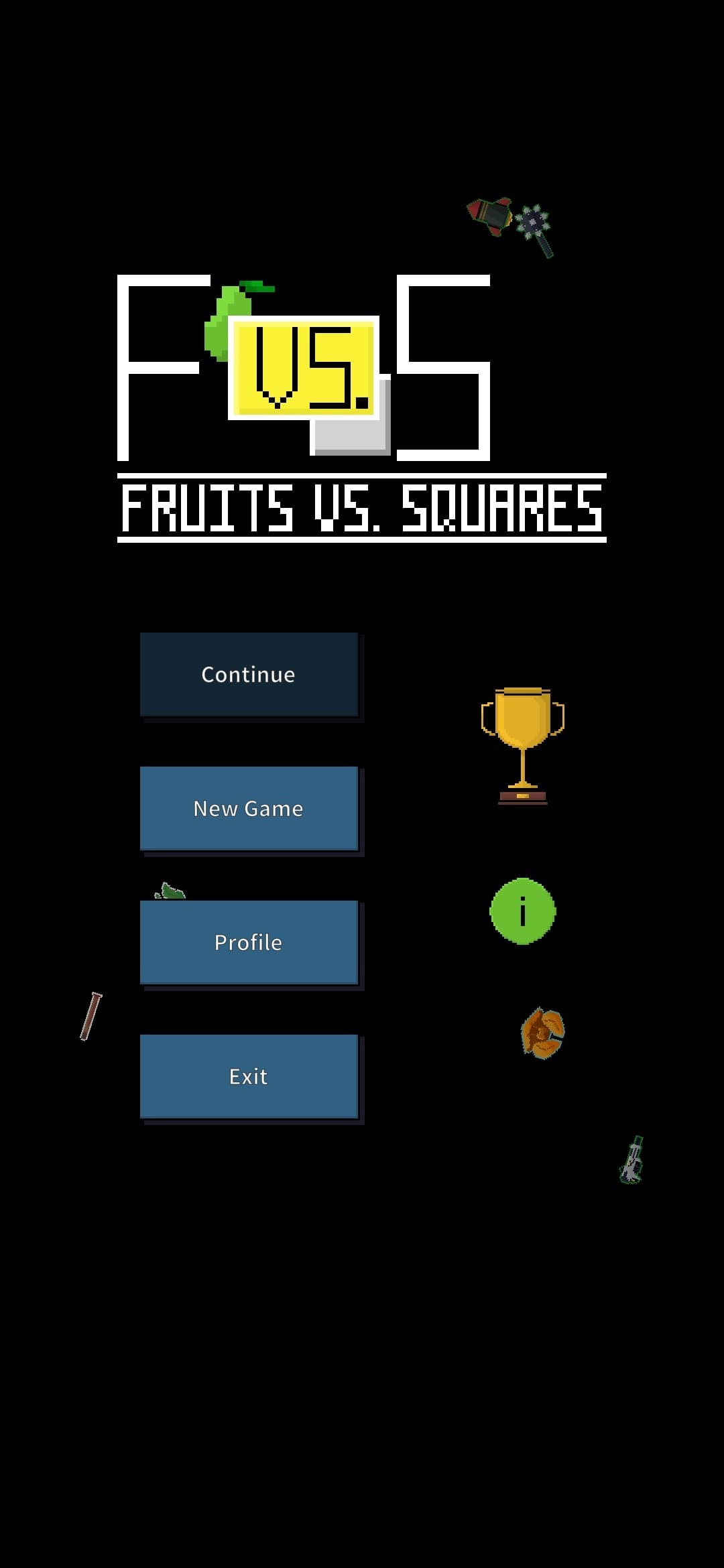Fruits vs. Squares: Rougelike Brick Breaker screenshot 5