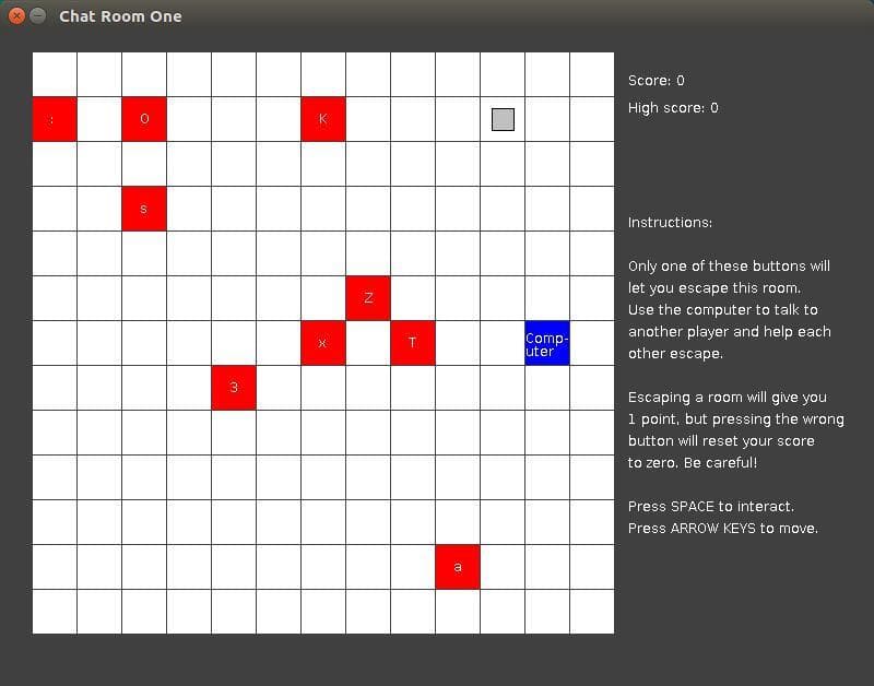 Chat Room One (Ludum Dare 37) screenshot 2