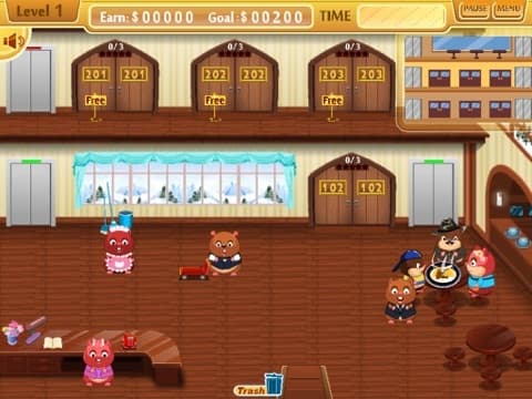 Hamster Hotel Dash-Cute Hamsters Resort Simulation Game screenshot 5