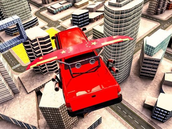 Free Futuristic Flying 3d limousine Simulator game