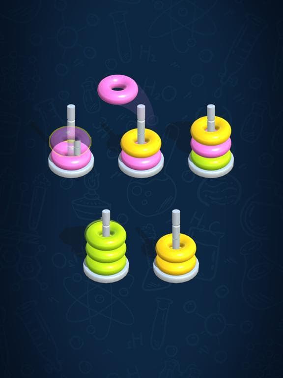 Hoop Stack Color: Sort Puzzle screenshot 2