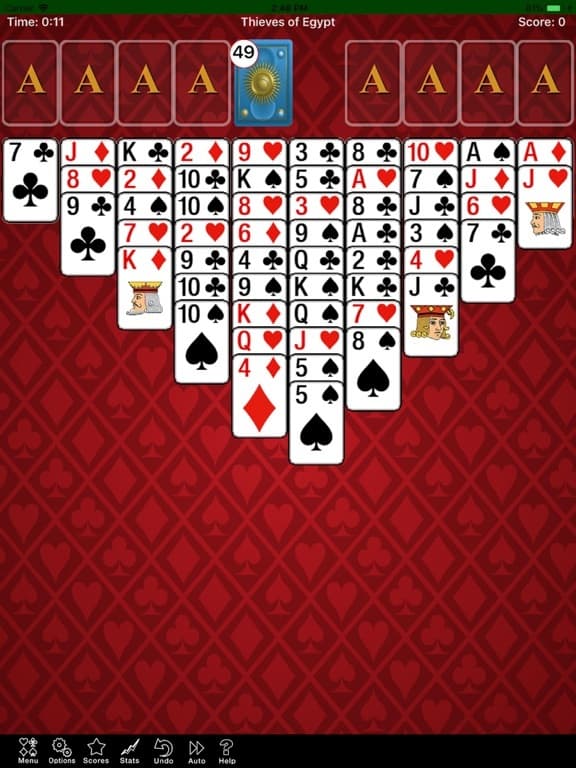 Thieves of Egypt Patience screenshot 3