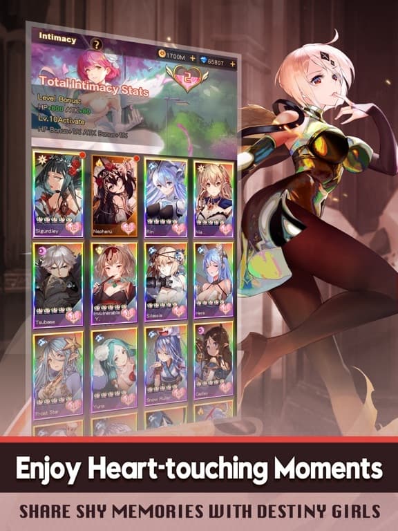 Girls Connect: Idle RPG screenshot 5
