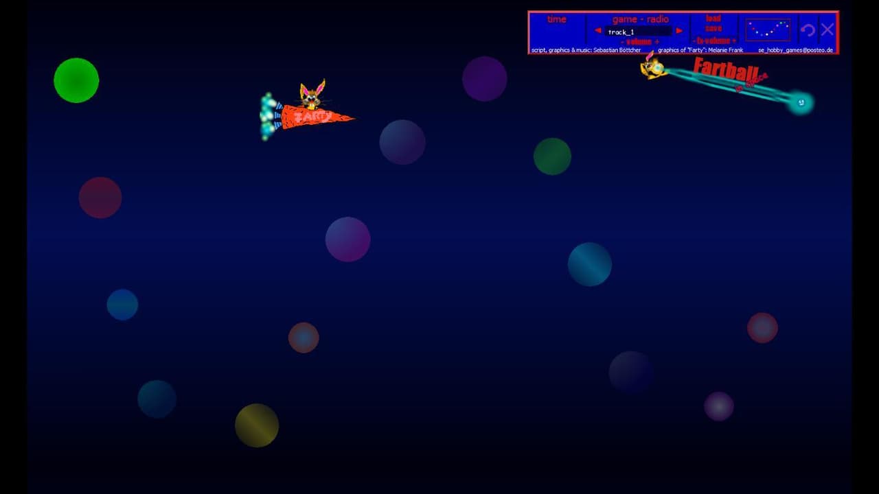 Fartball in space (browser) screenshot 3