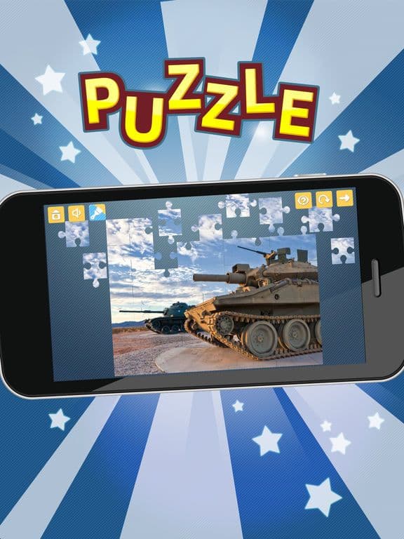 Military Tank Jigsaw Puzzles HD screenshot 2