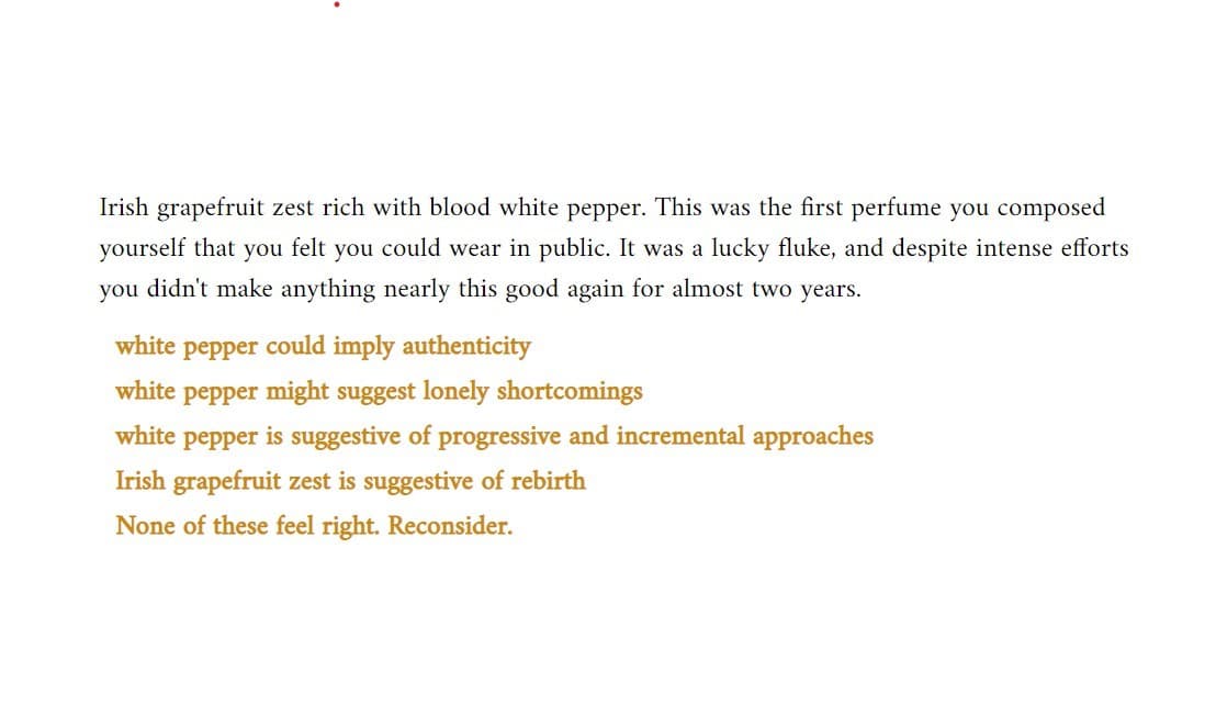 Scents & Semiosis screenshot 2