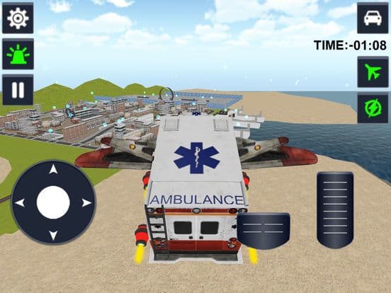 Flying Ambulance Driving simulator screenshot 3