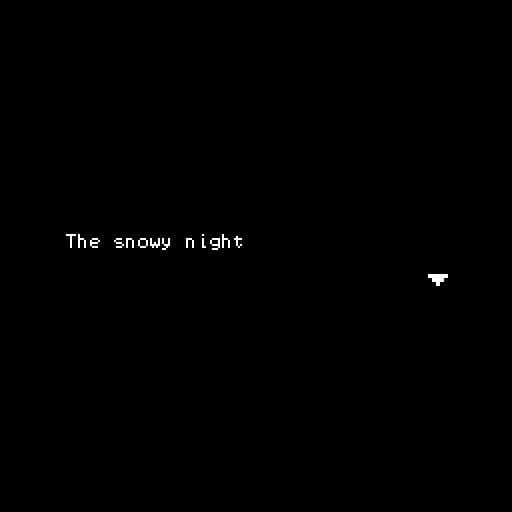 The snowy night