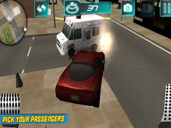 City Taxi Car Driving screenshot 2