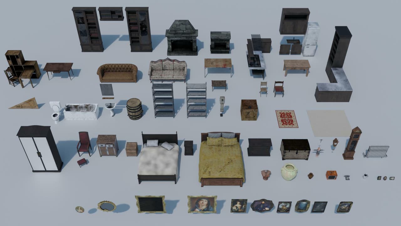 The Manor - Haunted House Pack - Unreal Engine (UE4) screenshot 5