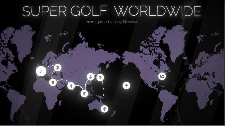 KIT109 Exam Game (Super Golf: World Wide)