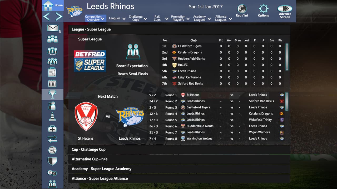 Rugby League Team Manager 2018 screenshot 5
