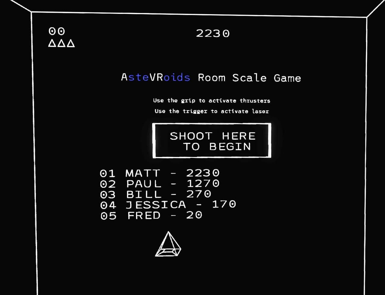 AsteVRoids Room Scale Game