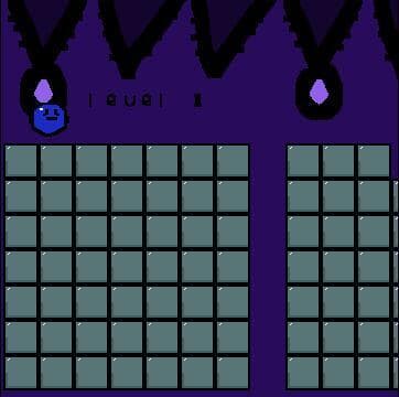 The blue little ghost with no candies