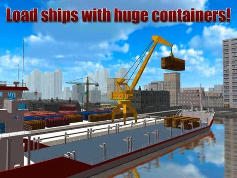 Cargo Ship Crane Simulator 3D screenshot 2