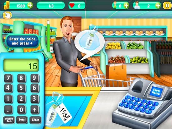 Supermarket Shop Cash Register