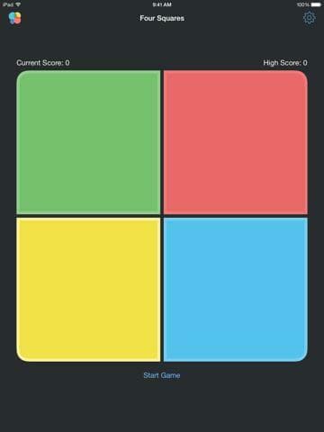 Four Squares - Classic Pattern Memorisation Game screenshot 4
