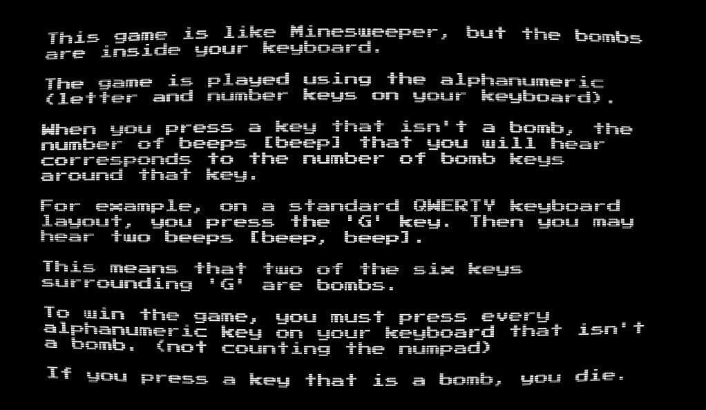 Blindsweeper (amber hope) screenshot 3