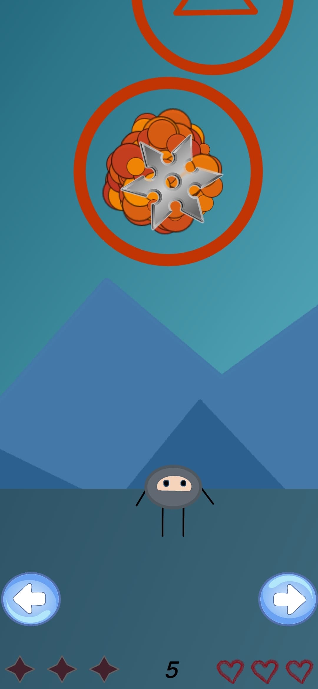 Shuriken Hero - A Hypercasual game screenshot 2