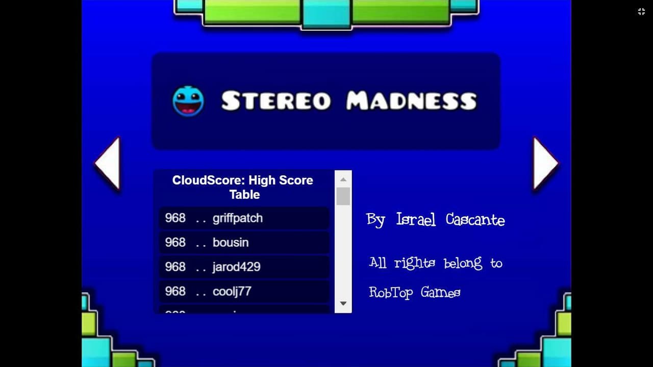 Geometry Dash by Israel Cascante screenshot 3