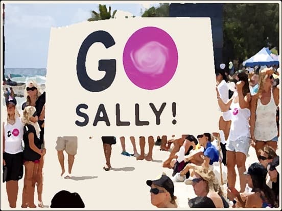 Go Sally! - Surfing