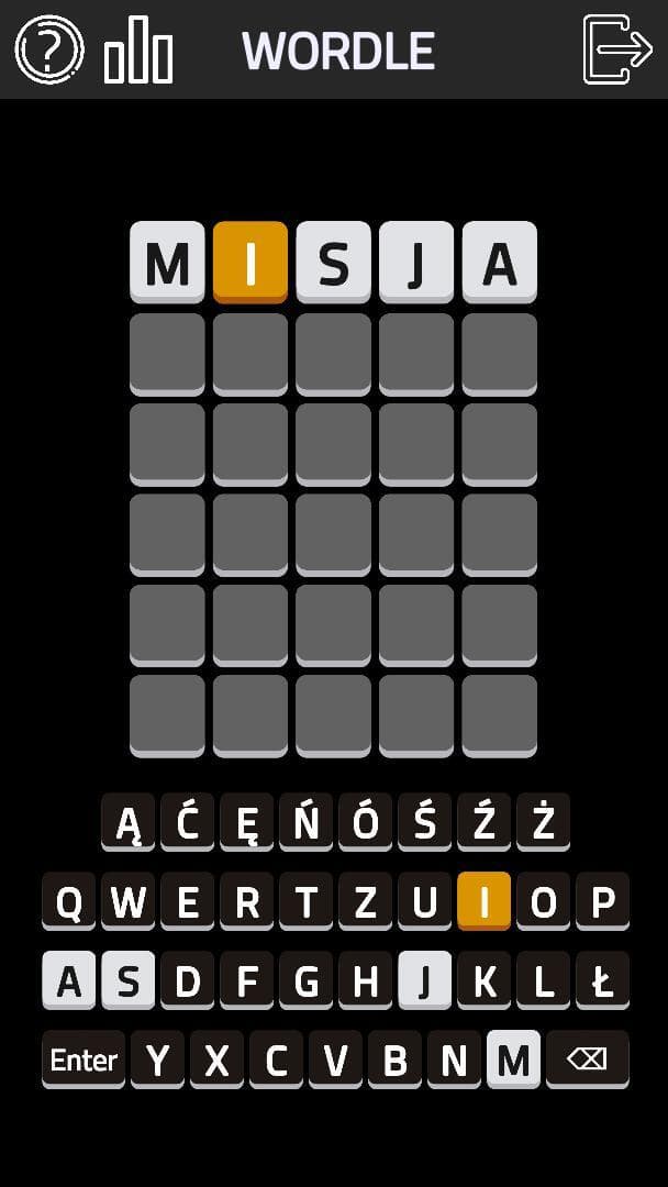 Wordle polskie screenshot 2