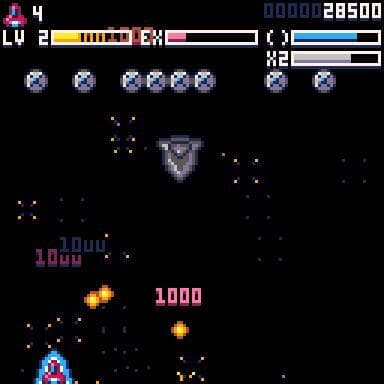 schildm8 - PICO8 shmup gamejam screenshot 3