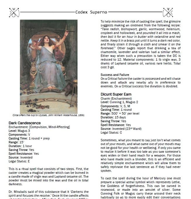 Codex Superno screenshot 3