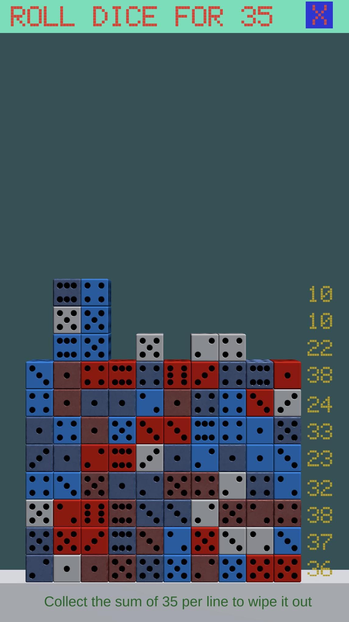 Roll Dice for 35