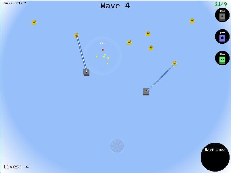 Duck tower defence
