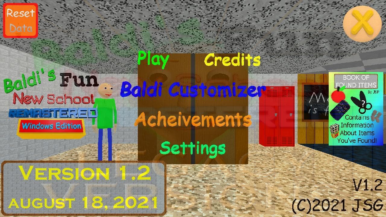 Baldis Fun New School Remastered Legacy Versions