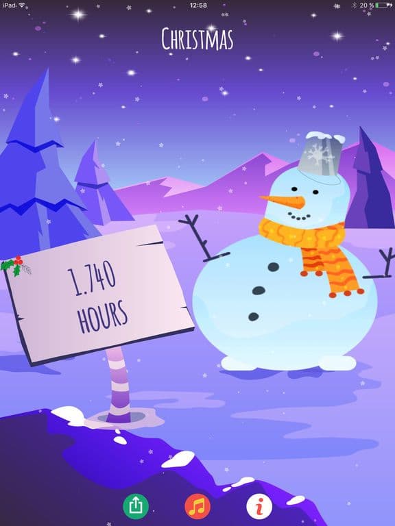 Sleeps to Xmas Santa Countdown screenshot 3