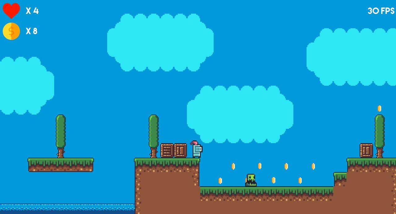 Simple Platformer Game (NERVIOZO) screenshot 2
