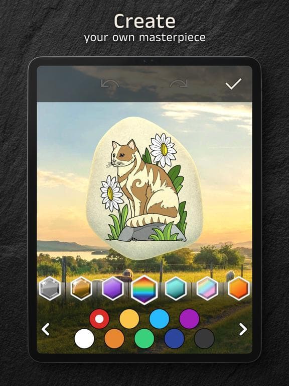 Rock Art - 3D Adult Coloring screenshot 4