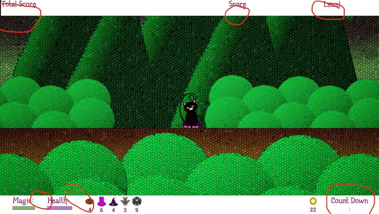 Black Cat Adventures v.1 (Demo - HTML5) screenshot 4