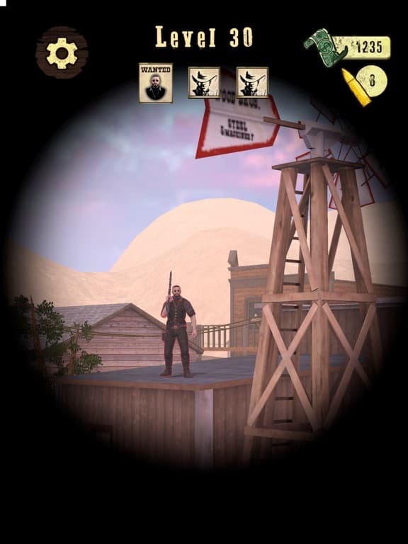 Wild West Sniper: Cowboy War screenshot 2