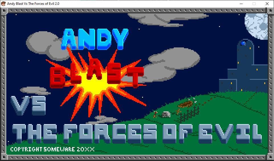 Andy Blast Vs The Forces of Evil 2.0 (Love2D) screenshot 2