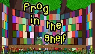 Frog in the shelf