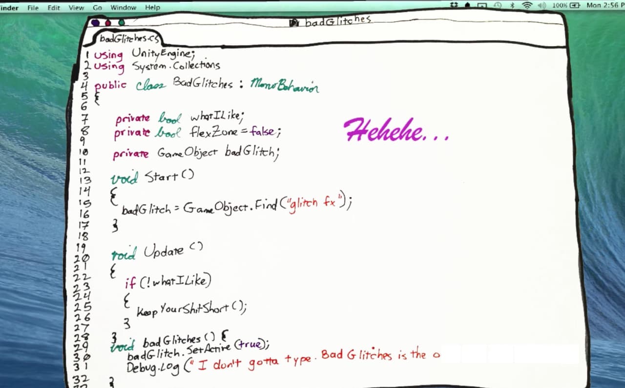 badGlitches() screenshot 2