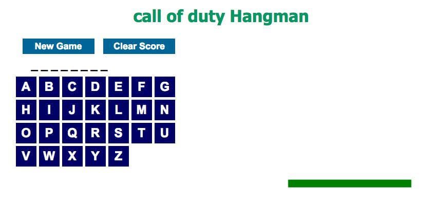 call of duty hangman(itch)