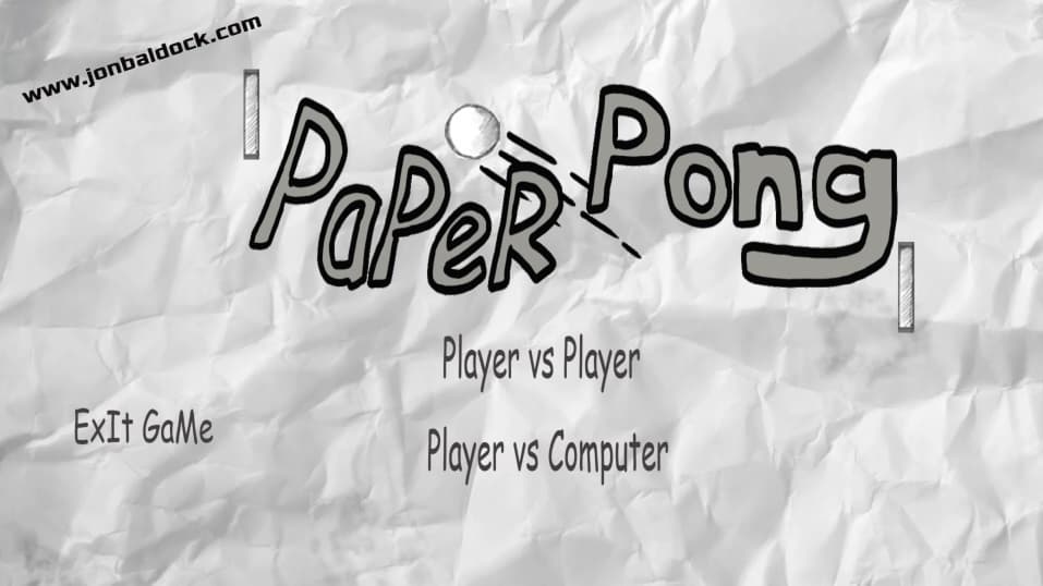 Pong2 (JonBaldock) screenshot 4