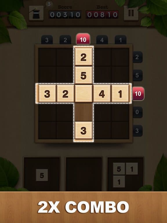 TENX - Wooden Number Puzzle screenshot 3