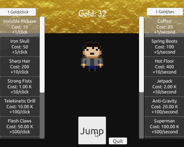 Jumping Man: Mine