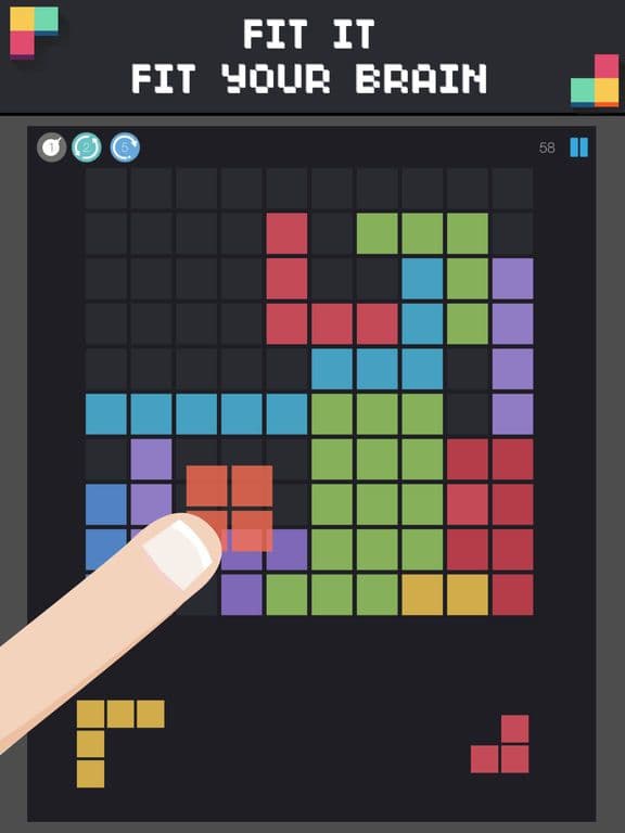 1 Block Launcher Squares screenshot 2