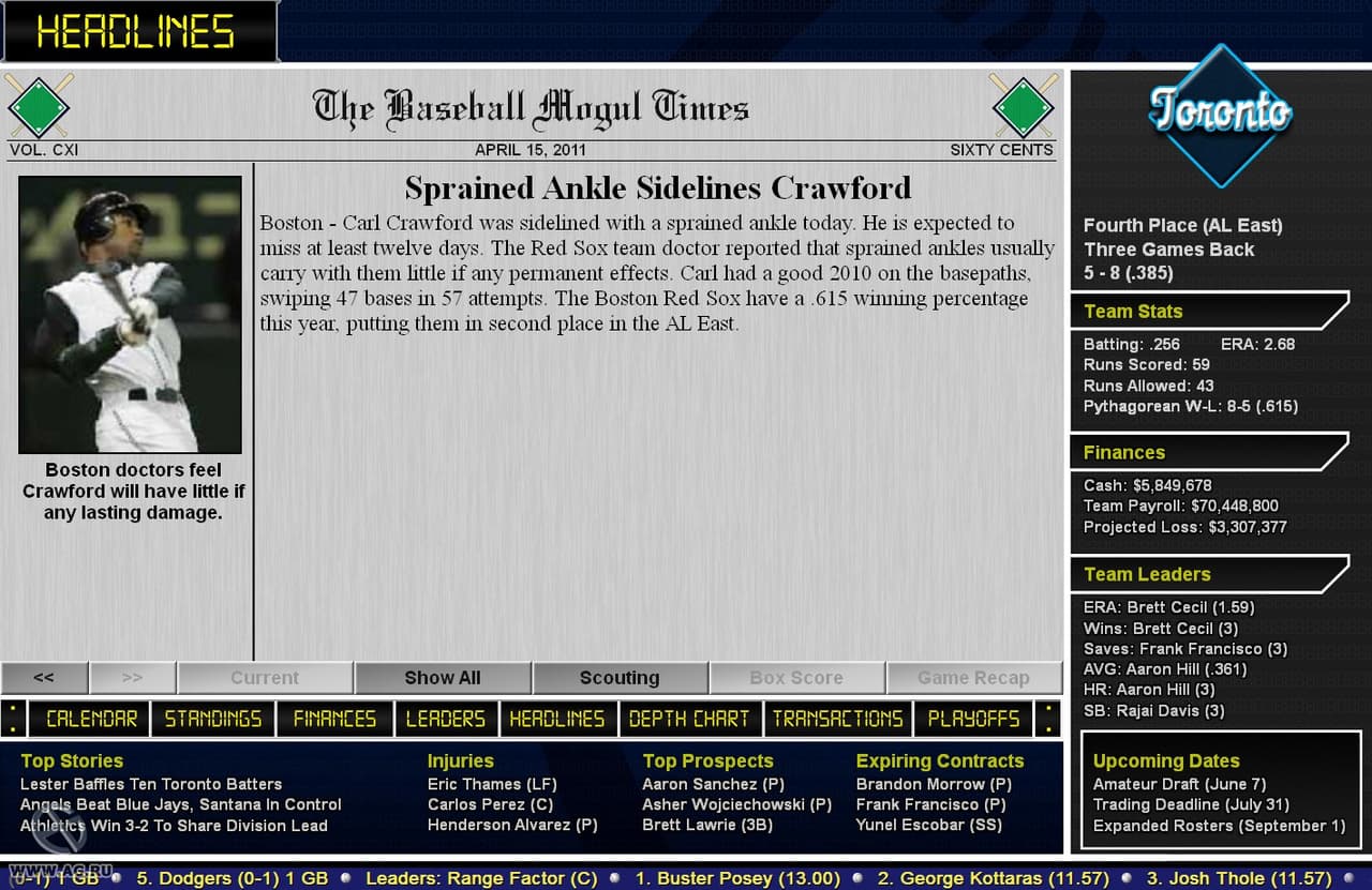 Baseball Mogul 2012
