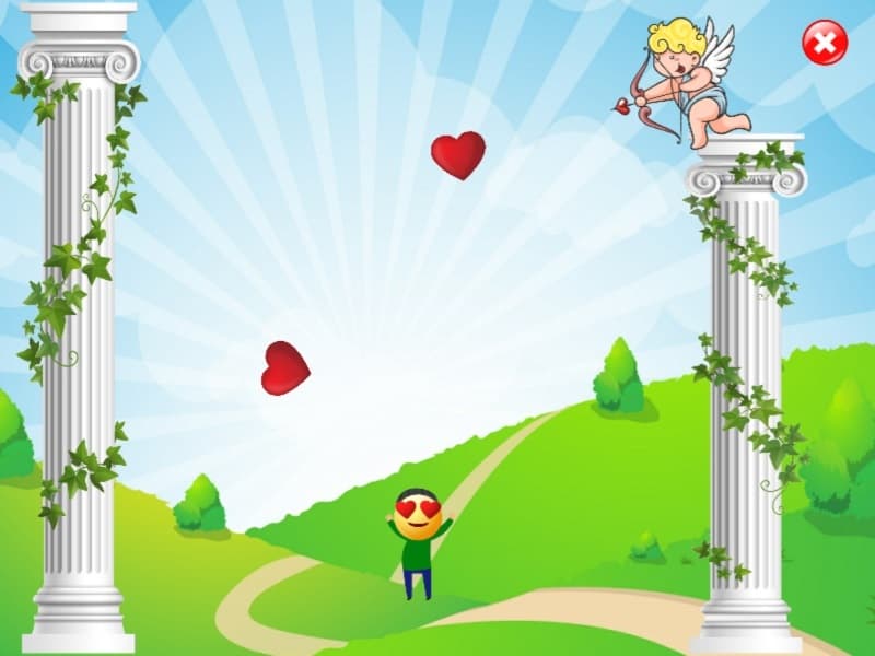 Cupid Madness - Rain of hearts for Android screenshot 2