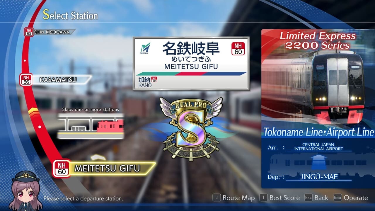 Japanese Rail Sim: Operating the MEITETSU Line screenshot 5