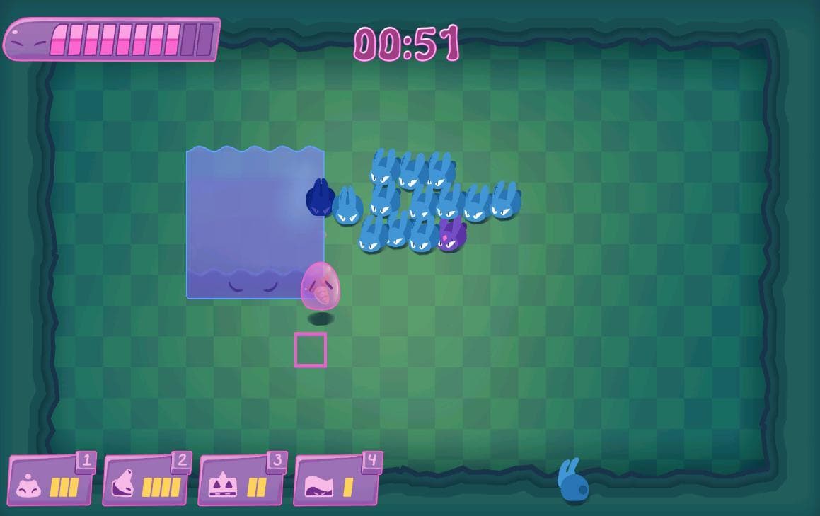 Slimes VS Rabbits screenshot 2