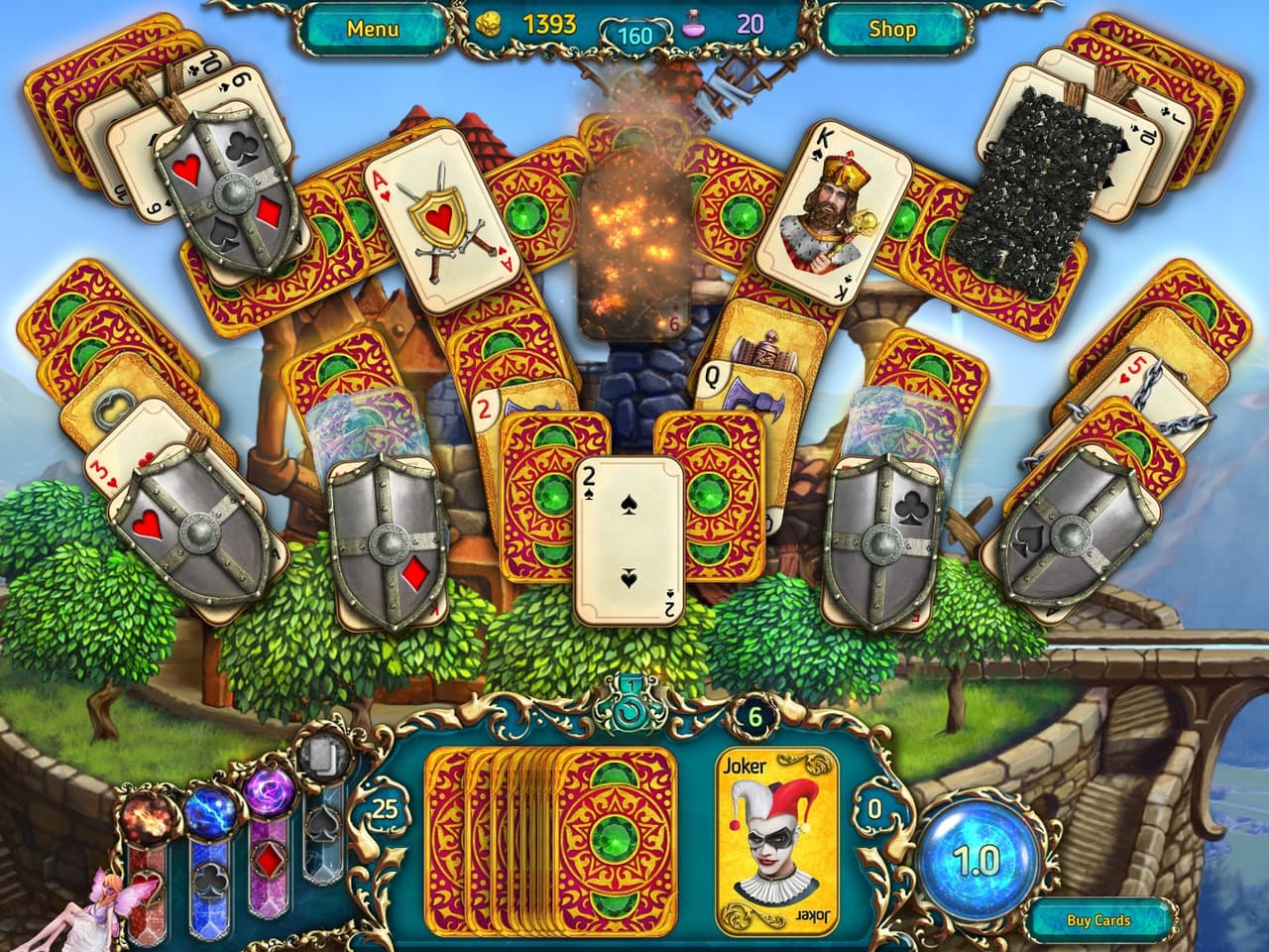 Dreamland Solitaire: Dragons Fury screenshot 5