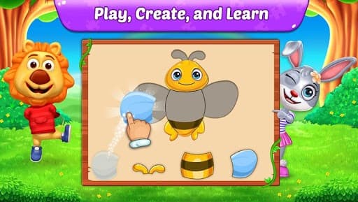 Puzzle Kids - Animals Shapes and Jigsaw Puzzles screenshot 3